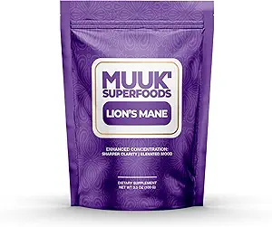 MUUK' SUPERFOODS Bio Lion's Mane Poudre de champignons