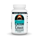 SOURCE NATURAUX Citrate de calcium 1000 mg de calcium par portion, 90 Nombre