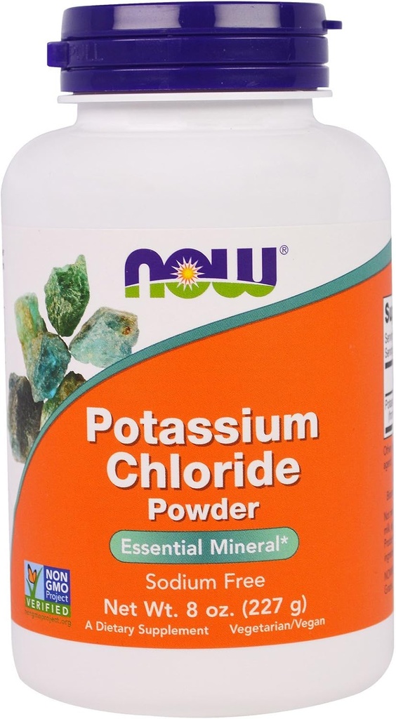 Nourriture: Substitut de sel de table en poudre de chlorure de potassium, 8 oz (2 boîtes)