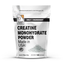 C'est juste ! - Poudre monohydratée de créatine, Poudre pure de créatine, Fabriqué aux États-Unis, Testé 3e laboratoire de parti, 5g par portion, Scoop inclus, Pas de remplissage, Pas d'arôme ajouté (non aromatisé, 500g / 100 portions)