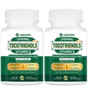 1200MG Tocotriénols de vitamine E Tocotriénols Liposomiques Tocotriénols Supplément avec Phosphatidylcholine, 95% Delta-tocotriénols et 5% Gamma-tocotriénols, haute absorption pour le cœur, fonction cérébrale 120 Capsules