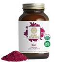 PURE SYNERGY Poudre de Jus de Beet Biologique.com Supplément pré-entraînement.com Poudre de Jus de Beet Biologique pour une circulation, un exercice et une désintoxication saines (6,4 oz.)