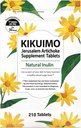 Supplément d'artichaut de Jérusalem NAFHY KIKUIMO - Inuline, fibre alimentaire, biologique, Fabriqué au Japon, 210 comprimés