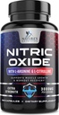 Nitric Oxide Booster Extra Strength 3000mg - 3X Strength L-Arginine & Citrulline, Best Nitric Oxide Supplements for Men, Supports Muscle, Heart Health, Energy Supplement, Bottled in USA, 240 Capsules