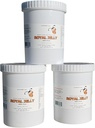 Royal Jelly Organic – Supplément d'énergie Royal Jelly brut non filtré pour les hommes et les femmes – Supplément de soutien immunitaire avec rétinol, vitamine B, biotine, niacine, – 3x2,2 Lbs, pot en plastique