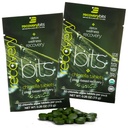 RECOUVERYbites Comprimés organiques de Chlorella Algae, Superfood, Algae Vert pur, Haute protéine et fibre, Chlorophylle, Cracked Cell Wall Non irradié, pour Immune Boosting et Detox, Non-OGM, 60 comprimés