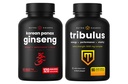 NutraChamps Capsules Ginseng coréennes et Tribulus Capsules 2 Pack Bundle