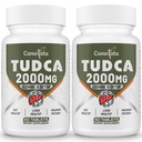 Suppléments de foie TUDCA 2000mg - Les sels solides de bile soutiennent la désintoxication et le nettoyage du foie - Foie et Gallbladder Formule de santé facile à avaler Comprimés 60 jours