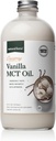 Natural Force Creamy Vanilla MCT Oil – Non Dairy, Keto Certified, Emulsified MCTs for Low-Carb, Ketogenic Coffee, Smoothies, & Shakes - Mixes Instantly + No Blending Required – 16 Oz Glass Bottle