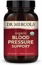 Dr Mercola Soutien de la pression artérielle biologique - favorise une circulation saine - Extrait de graine de raisin à haut potentiel - Non-OGM et sans soja - 90 capsules (90 portions)