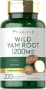 Carlyle Wild Yam Racines Capsules de 200 Count, sans OGM, sans gluten Extrait d'herbe traditionnel