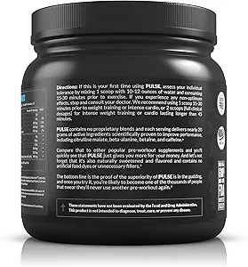 LEGION Athletics Pulse Pre-Workout Supplement - Smooth Energy Rush