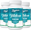 Supplément TUDCA 1200mg - 180 Capsules de Véggie,Possibles Suppléments de Sels Biles TUDCA pour foie,Digestion
