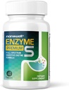 NANOWELL Enzyme Premium S - Supplément digestionnel multienzyme santé avec 10 enzymes, y compris la bromelain et la papaine - 60 capsules, 60 jours d'approvisionnement