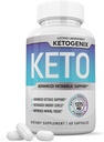 Ketogenix Keto Pills 1275MG nouvelle et améliorée formule contient vinaigre de cidre de pomme extra vierge huile d'olive poudre de thé vert feuille 60 Capsules