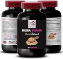 Soutien de la force quotidienne - MUIRA PUAMA BARK EXTRACT - Boost conscient, Formule de synergie énergétique, Source de combustible botanique, Rééveil à base de plantes, Énergie durable, Balance des plantes 1 bouteille 60 capsules