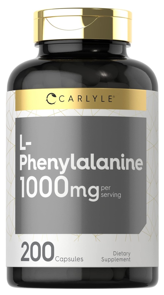 Carlyle L Supplément à la phénylanine 1000mg.200 Capsules.