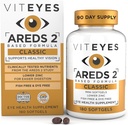 Vityees AREDS 2 Classic Macular Health Formula Softgels, Vitamine pour la santé des yeux pour soutenir la santé Maculaire, Zinc inférieur, Vitamines pour les yeux, Vitamines Maculaires, Sans bêta-carotène, 180 Softgels
