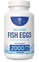 Oeufs de poisson capturés à l'état sauvage 2 000mg - Supplément Omega 3 pour les yeux, la santé du cerveau, soutient l'immunité, les os et les dents, le soutien de l'humeur avec Omega 3-6-9 Capsules d'oeufs de poisson