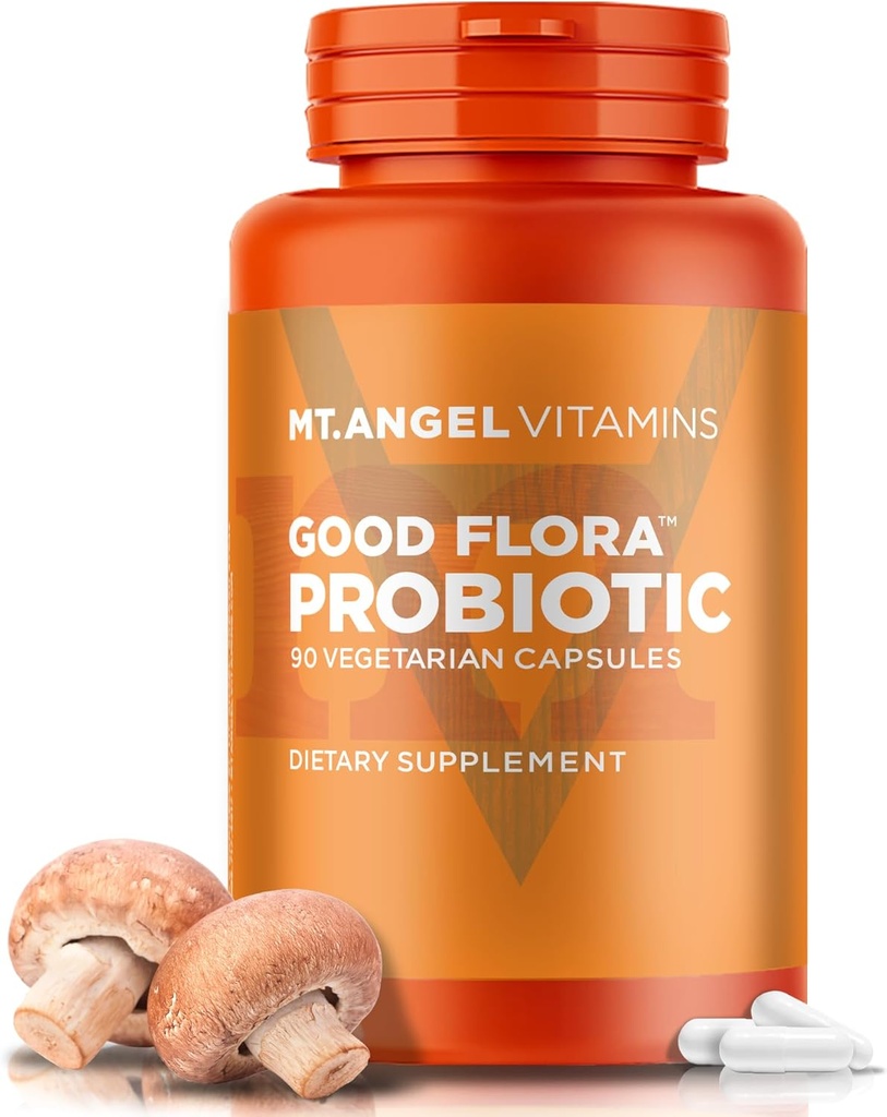 Mt. Vitamines Angel - Bonne Flore Probiotique, soutient la digestion saine et les bactéries (60 capsules végétariennes)
