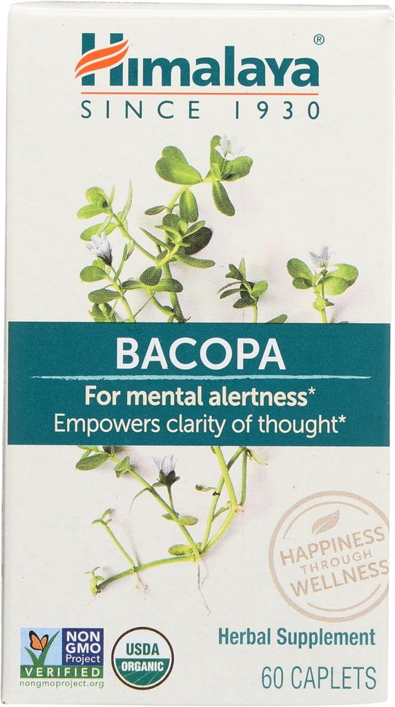 Himalaya Herbal Healthcare Bacopa - 60 Vegetarian Caplets