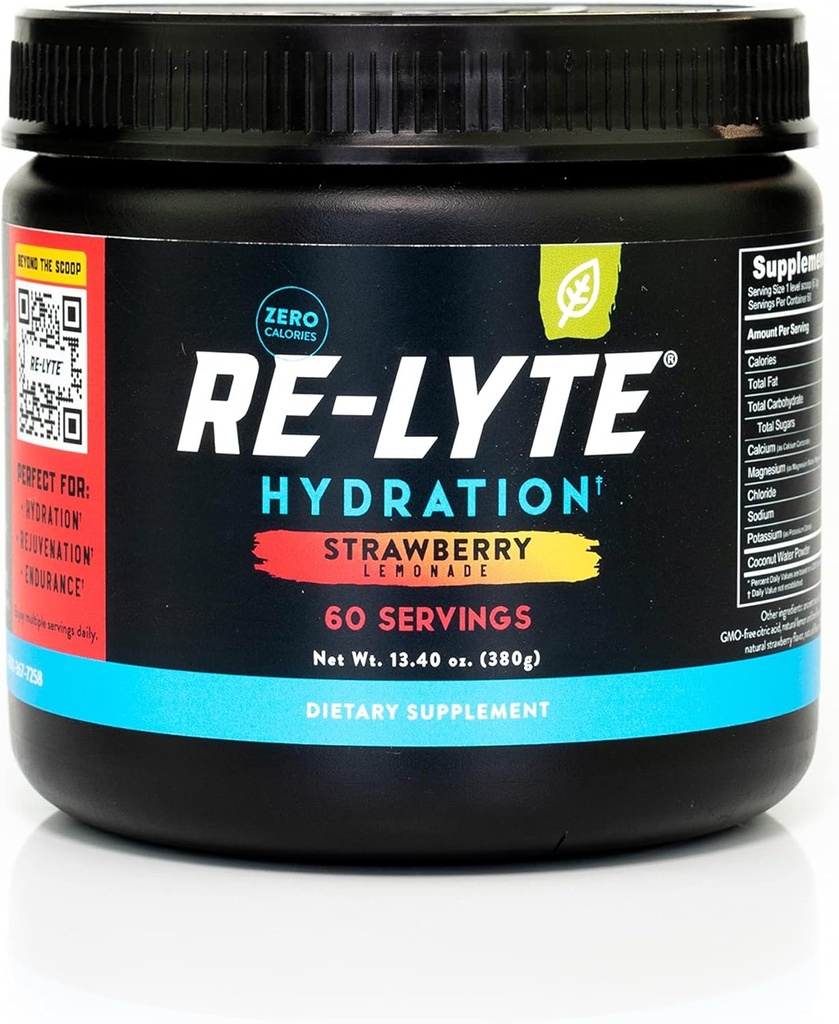 Mélange de poudre d'électrolyte d'hydratation de re-Lyte REDMOND (cimonade de mûre)