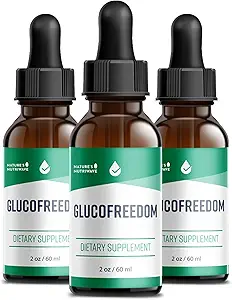 Gouttes de supplément GlucoFreedom – Mélange liquide à base végétale avec Astragalus et graines de raisin – Non-OGM, GMP-certifié, Fabriqué aux États-Unis – 2oz, 60ml, 3 mois d'approvisionnement