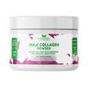 Max Collagen Plus C (30 jours d'approvisionnement) - Toute la poudre de collagène naturel avec biotine et biopérine pour stimuler l'hydratation antivieillissement et la fermeté de la peau - 500mg Vitamine C - Renforcer les os et les ongles