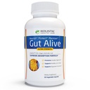 Gut Alive - All Natural Support to Fight IBS, Heartburn, Acid Indigestion, Acid Reflux, Bloating & Gas. Formulation unique (60 Nombre (paquet de 1))