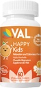 VAL Kids Magnésium de VAL Calm + Focus Formule de 100mg Mg (Glycinat, Citrate, Taurate) + B6, D3, C