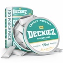 Pochettes Deckiez Energy, 5 Canettes (100 Pochettes), Supplément de caféine sans sucre, Pochettes à café et boissons énergétiques Alternative, Pochettes de caféine 50mg, Saveur vert hiver