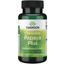 Swanson Papaya à croquer Plus 90 Chwbls Enzyme