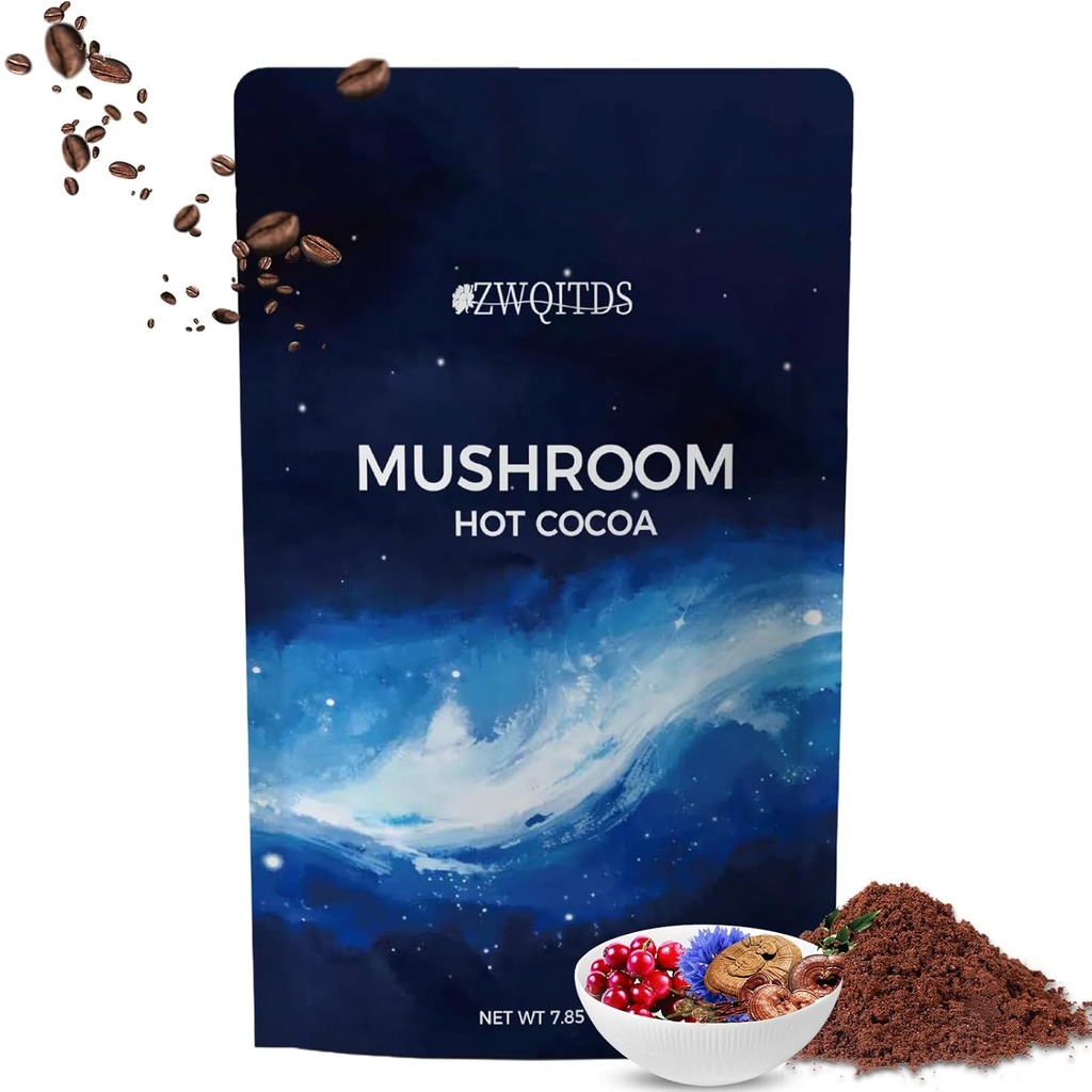 Coca chaud de champignons, aide au sommeil à la mélatonine