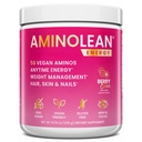 RSP NUTRITION AminoLean Préentraînement, énergie propre sans jitters, tétons ou corbeille, végétalien amical avec la biotine ajoutée pour les cheveux, la peau, les ongles, Berry Elixir, 30 portions