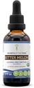 Secrets de la Tribe Bitter Melon USDA Organic (extrait sans alcool, gouttes à base de plantes de haute puissance) Fabriqué à partir de 100% certifié biologique Bitter Melon (Momordica Charantia) Fruit séché 2 OZ