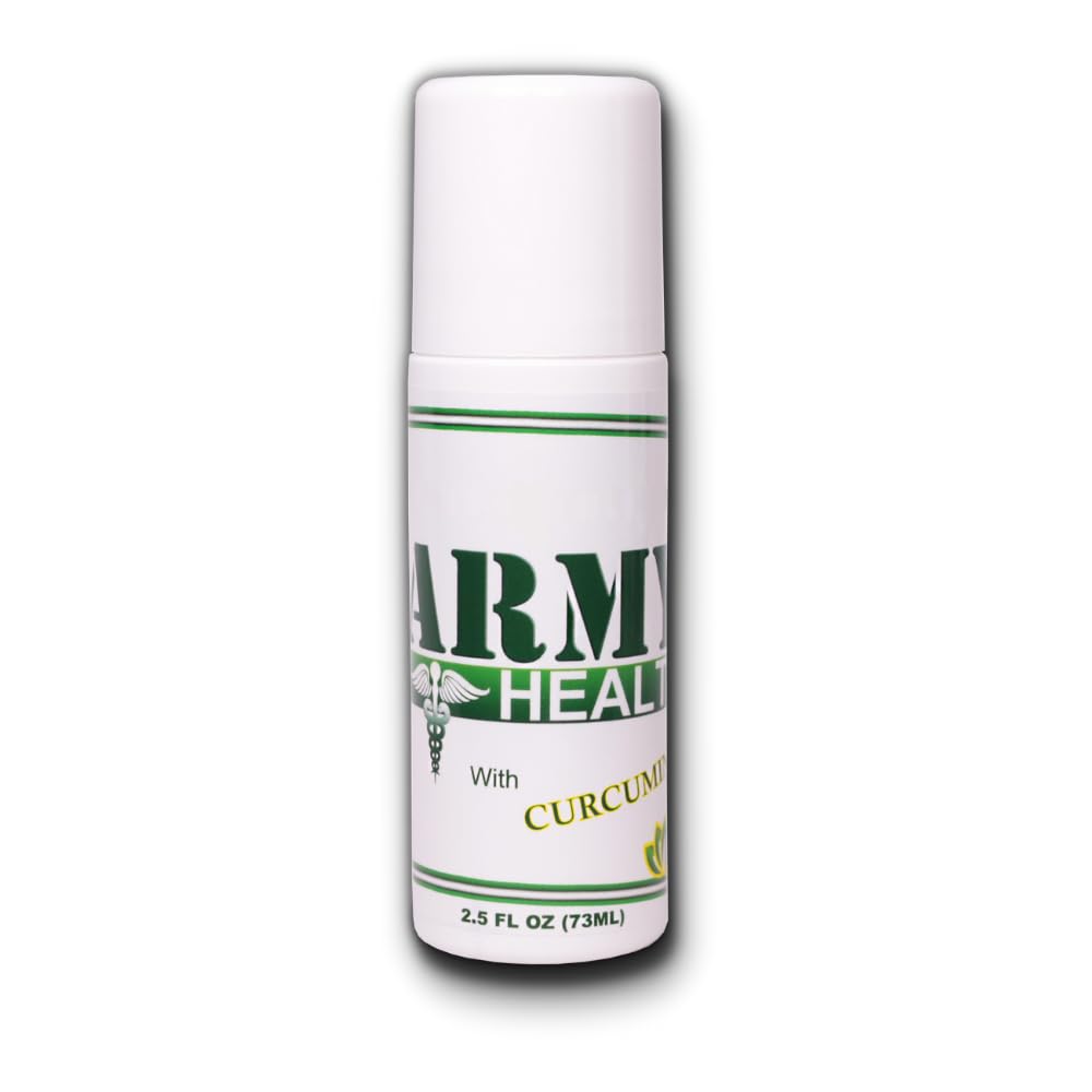 Rouleau sur 100% Curcumine Turcuma Naturel - Soulagement de Douleur - Inflammation - Mal de tête - Mal de dos - Douleur articulaire et musculaire 2,5 Oz