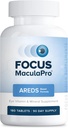 Focus MaculaPro - Supplément Vitamine Minérale à base d'AREDS (180 ct. 90 jours) Vitamines à base d'AREDS pour les non-fumeurs - Suppléments à base d'AREDS