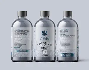 Iron - Supplément de fer colloïdal atomique Premium pour l'énergie et le sang sain - Solution ionique pour le bien-être naturel et la vitalité