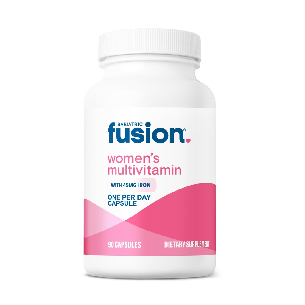 Fusion bariatrique une par jour Multivitamine bariatrique avec du fer pour les femmes avec cheveux et ongles mélange de vitamines.