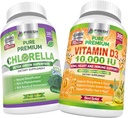 SOINS DE SANTÉ FRAIS Chlorella et vitamine D3 10 000 UI - lot