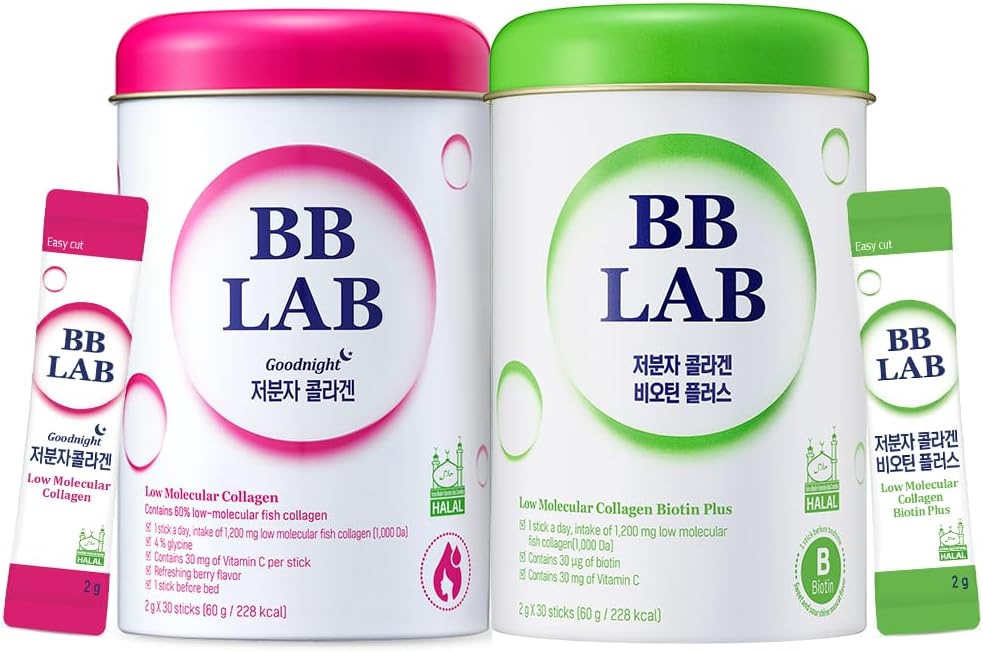 [Tous en un seul soin] Collagène de nuit, HSN Biotin Collagène, Powder Stick Collagène marin coréen, Collagène de poisson, Vitamine C, Biotine, Absorption rapide, Saveur de fruits