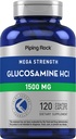 Piping Rock Glucosamine HCL 1500mg.120 Caplets Mega Strength.