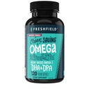 Omega, Algae Omega 3, supplément DHA, alimentation de 4 mois, source durable, niveaux les plus élevés de DHA par gélule (440 mg), avec/DPA