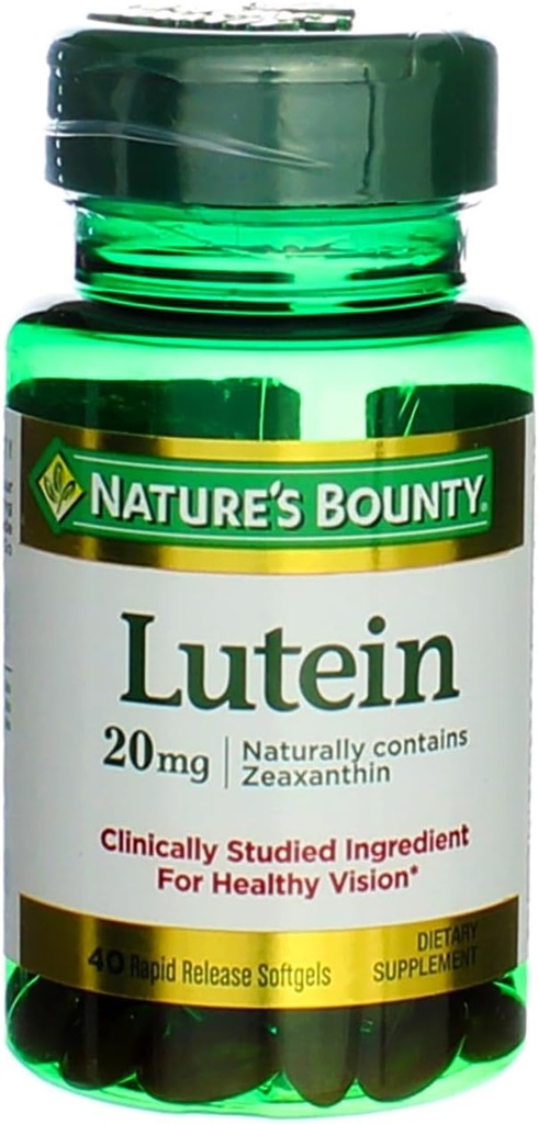 Bounty Lutein de la nature -- 20 mg - 40 Softgels