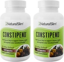 Oxyde de magnésium naturel - Constipend pour le soulagement de la constipation, nettoyant Colon et adoucisseurs pour les femmes et les hommes avec citrate de magnésium, aspartate et extrait d'olive - 120 capsules végétales 2 Pack