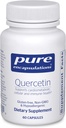 Encapsulations pures Quercetin - 500 mg - Soutien immunitaire, santé cellulaire et santé cardiaque - Supplément antioxydant - Sans gluten et sans OGM - 60 capsules