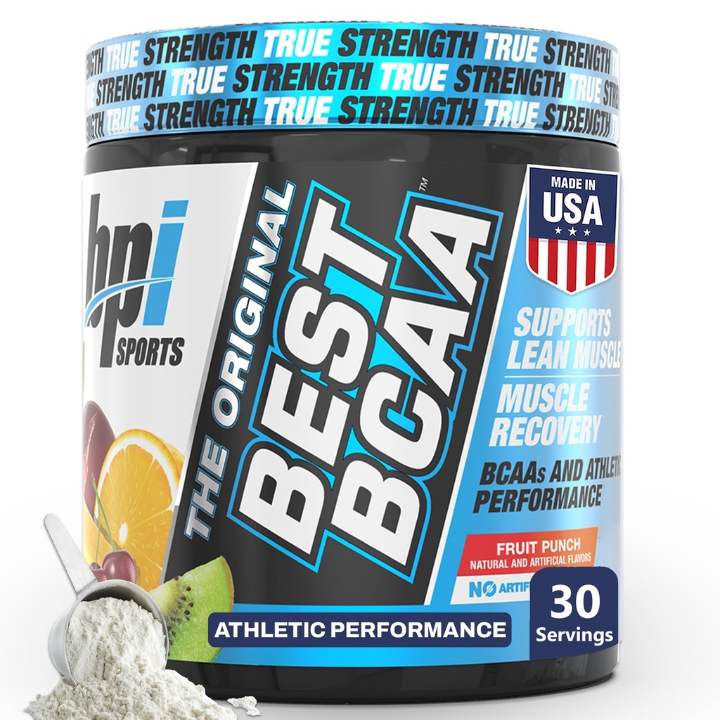 BPI Sports Best BCAA Poudre - Soutien à la récupération musculaire - Acides aminés à chaîne ramifiée