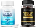 NAD + Shilajit Gummies Bundle - stimule l'énergie, soutient le métabolisme, le vieillissement en santé, l'immunité et l'endurance