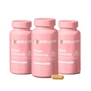HAIRtamin MOM Gélules de multivitamines prénatales et postnatales et vitamines capillaires, postpartum, allaitement, ongles de cheveux et vitamines cutanées pour les femmes avec biotine, zinc, fer (3-pack)