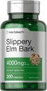 Horbäach Slippery Elm Capsules d'écorce de 200 Count.